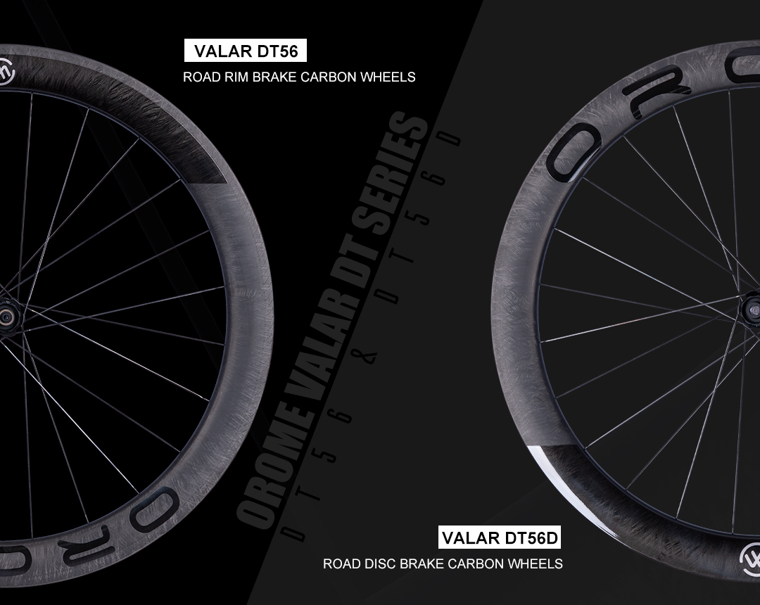 OROME VALAR DT45 Carbon Road Wheelsets, Rim Brake Carbon Wheels