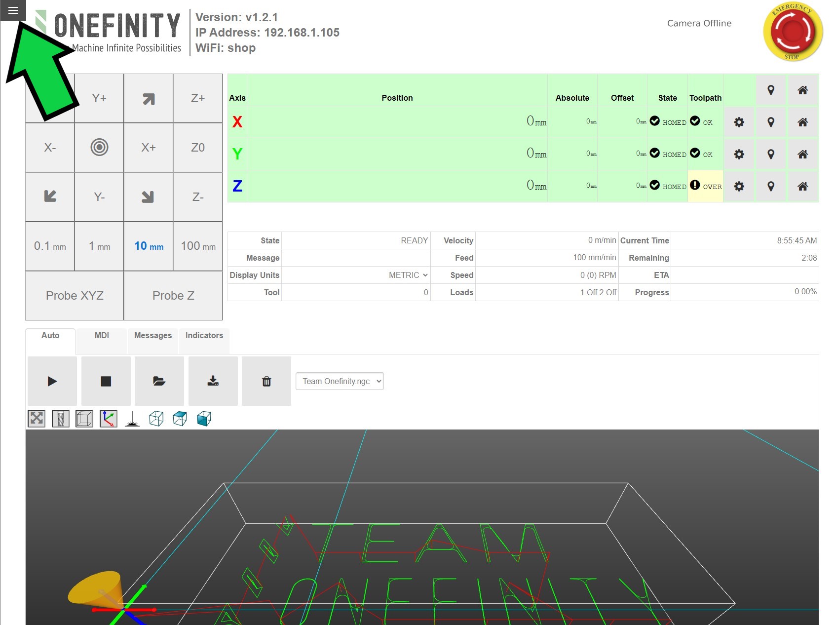 Installing the Z-20 Heavy Duty Z Slider (configuring the software