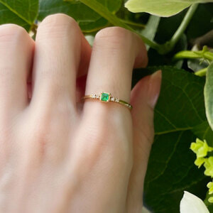 GJVR0241__EM エメラルド ダイヤモンド リング｜リング・指輪