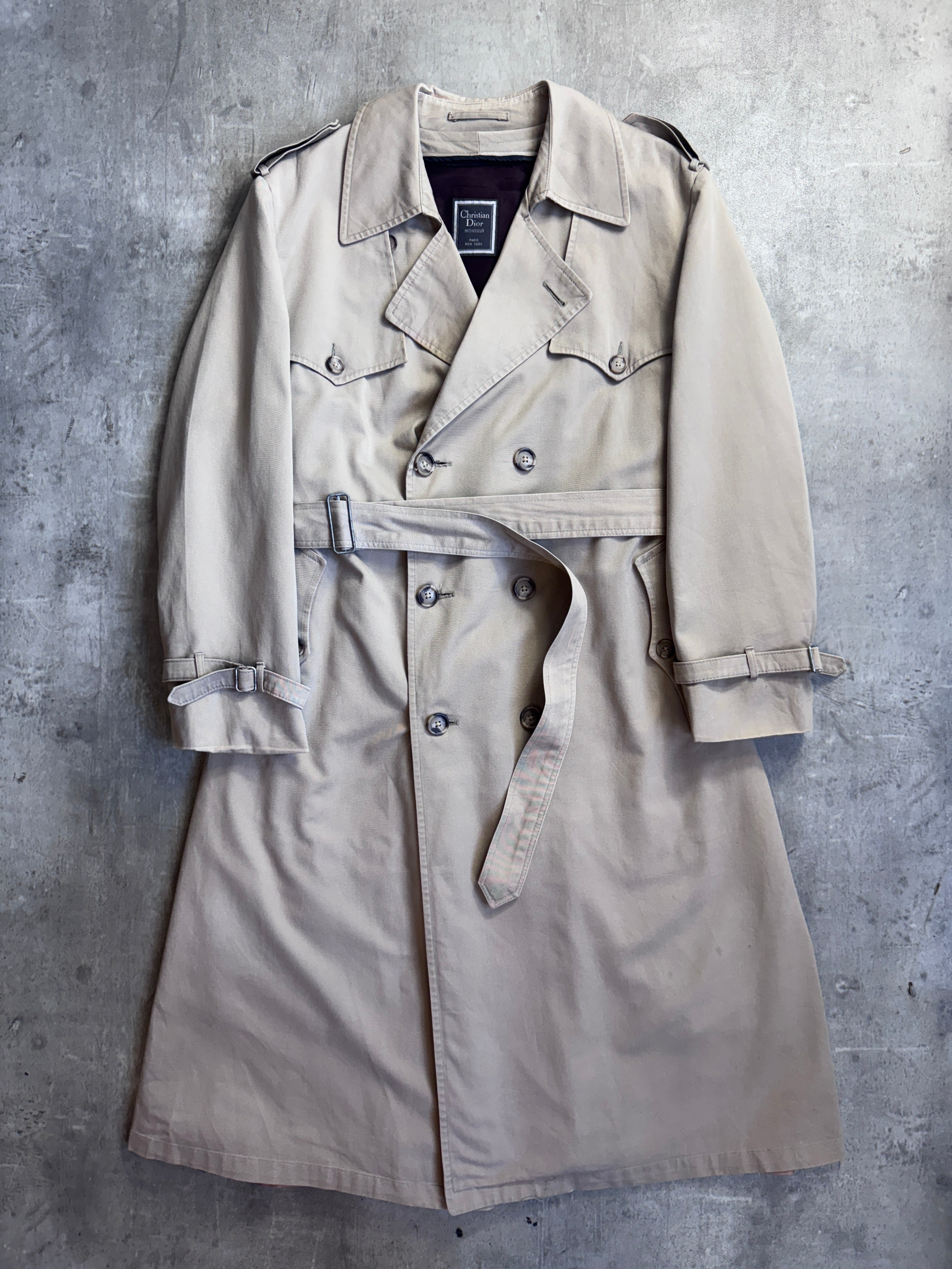 Christian Dior Monsieur Commander Trench Coat – Vintage