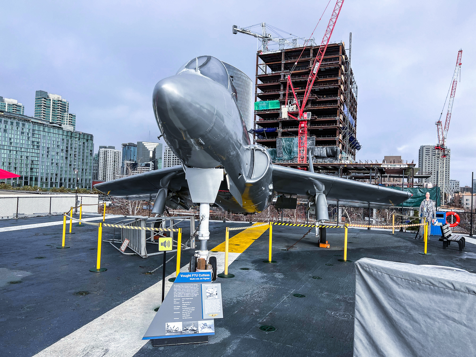 Rare F7U Cutlass Goes on Display at USS Midway Museum