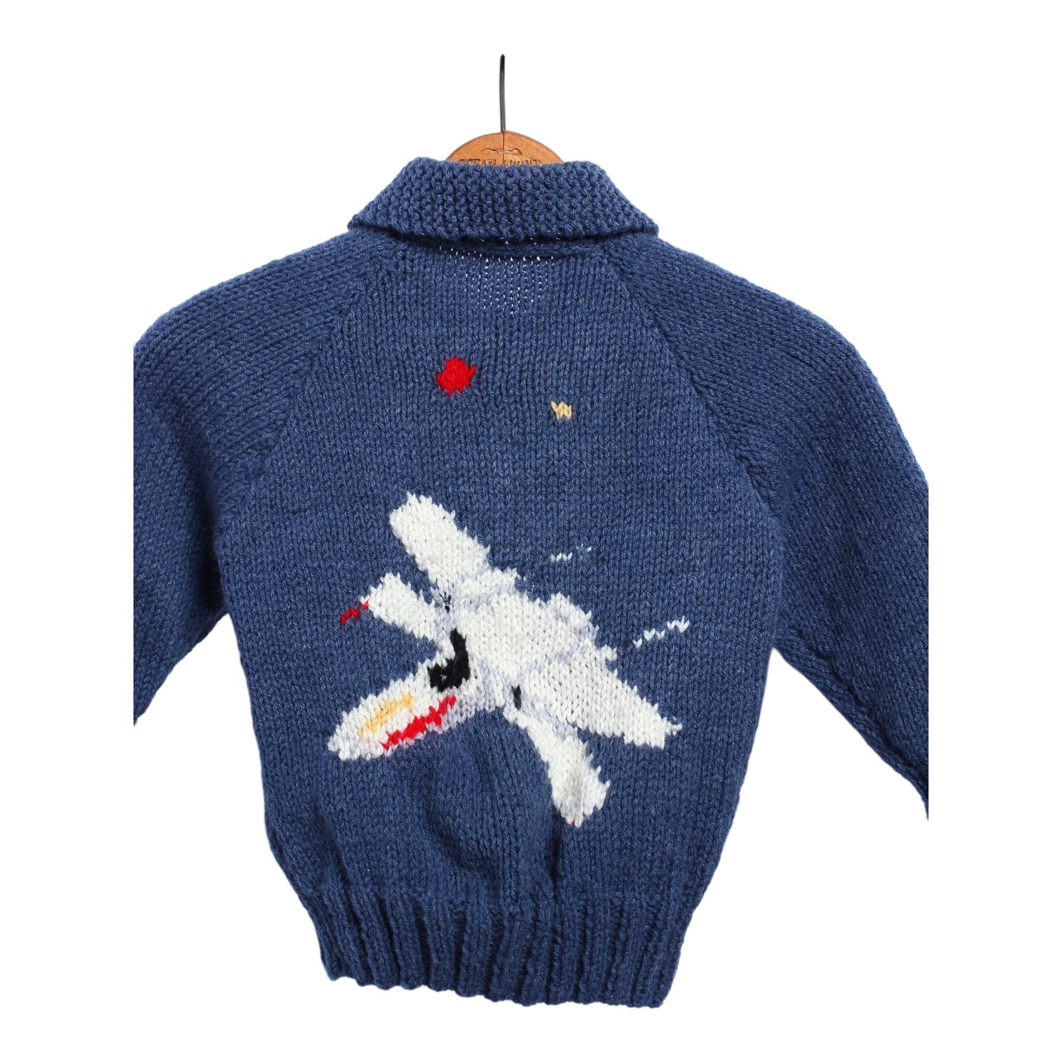 80s Star wars X Wing kids cowichan style sweater – Vintage Sponsor