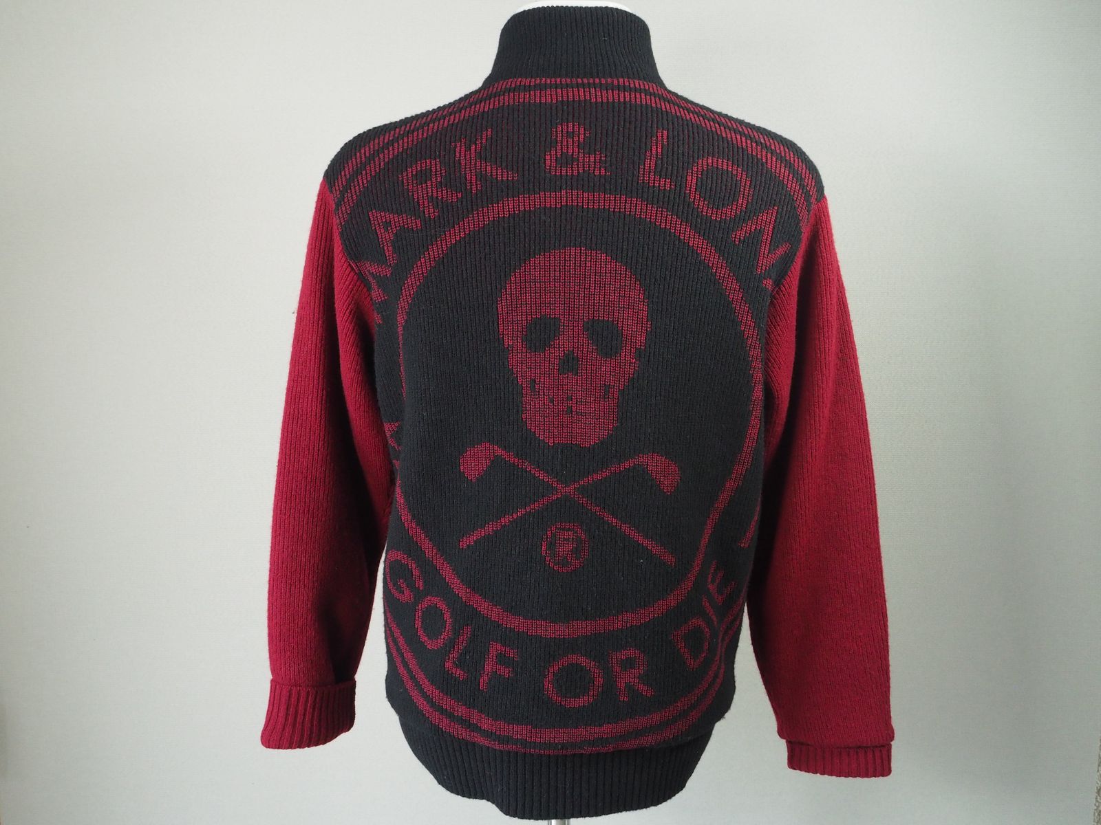 MARK &LONAスカルグラフィックセーター MARK &LONAスカルグラフィック