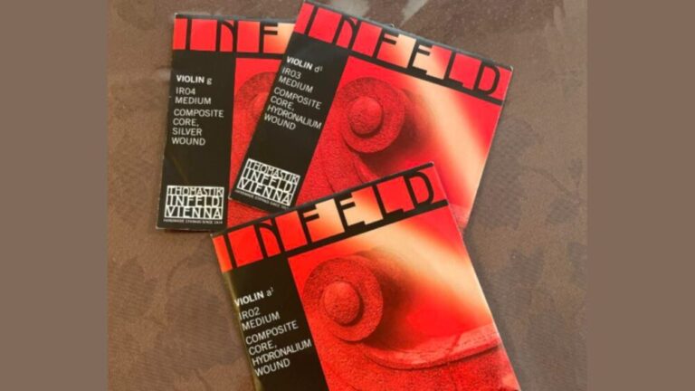レビュー】バイオリン弦「インフェルド赤」の音色・使用感・青との違い
