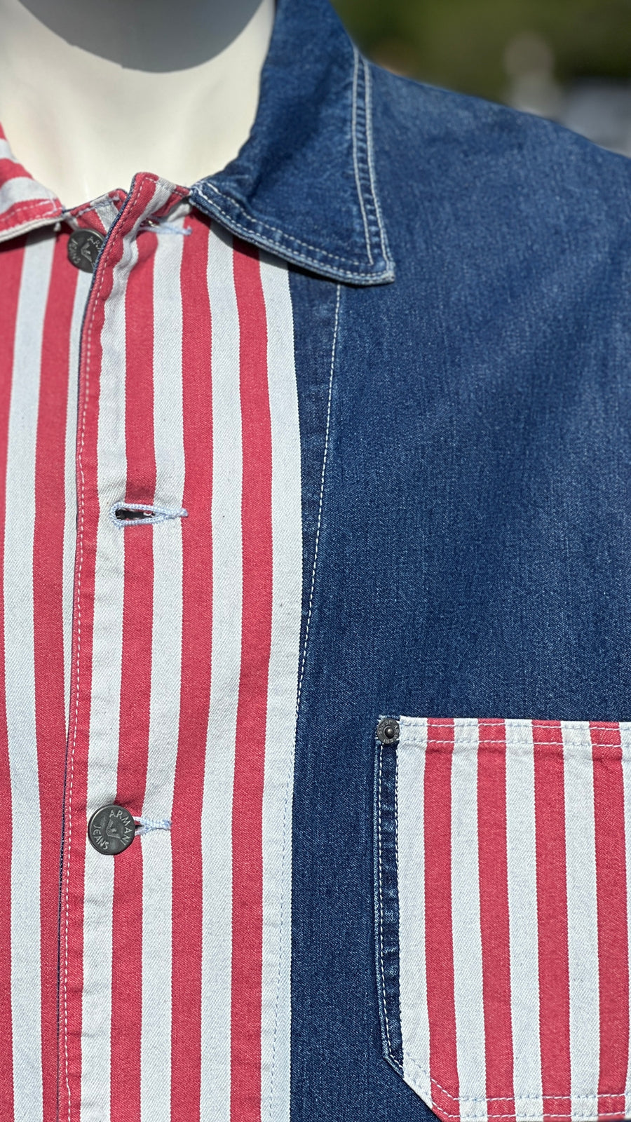 90s Armani Jeans Denim Chore Jacket – Via Davia Vintage