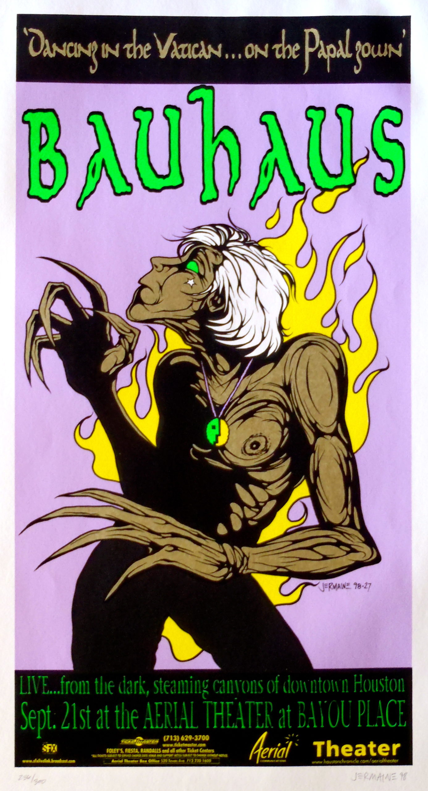 Bauhaus Concert Poster