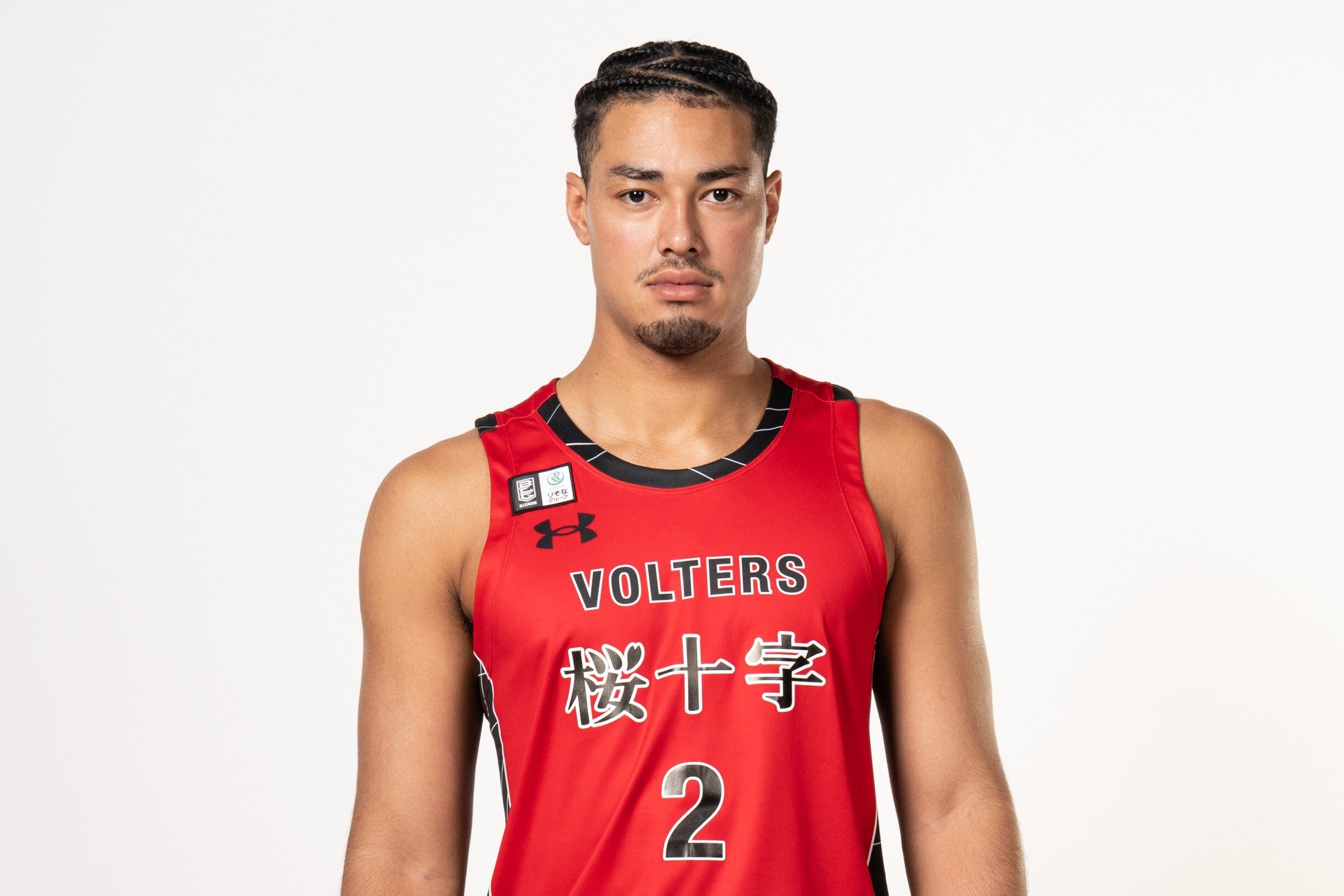 2 田中力選手、#3 山本翔太選手、#12 保坂晃毅選手、#13 長島蓮選手