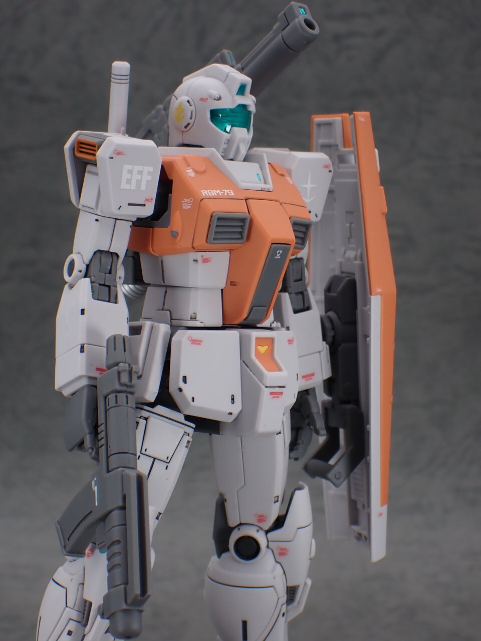 HG ジム モロッコ戦線仕様 部分塗装完成品 ｜ ワクガン！