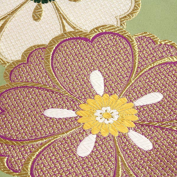 京都西陣織：廣部商事謹製」 京・美宝 絞り柄 振袖 訪問着などに