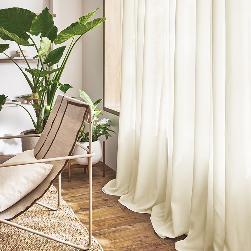 リネンライクフォグ レースカーテン – WARDROBE sangetsu