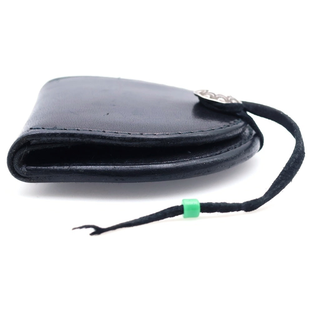 goro's(ゴローズ) SADDLE LEATHER 丸形 コンチョ付 小銭入れ 財布