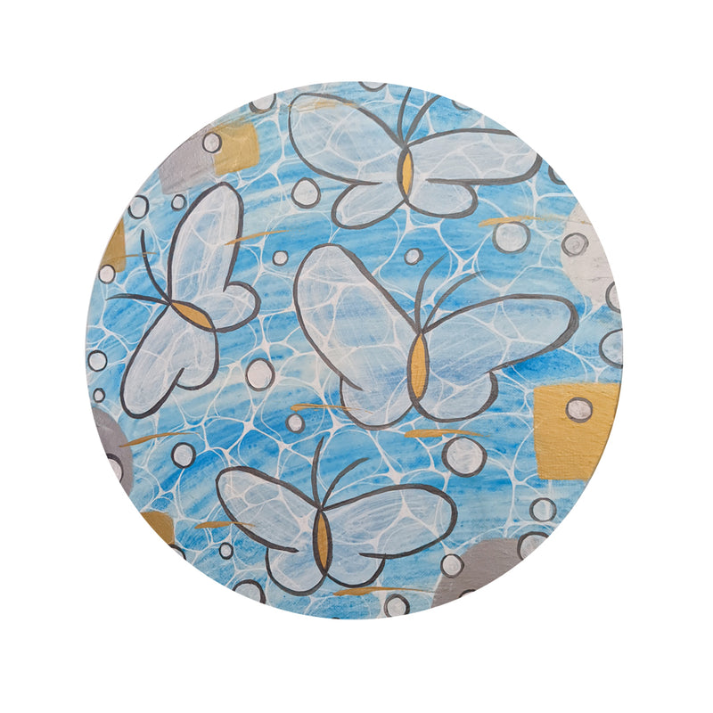蝶と水面1／SAKI OTSUKA｜アート・絵画通販WASABI(ワサビ)