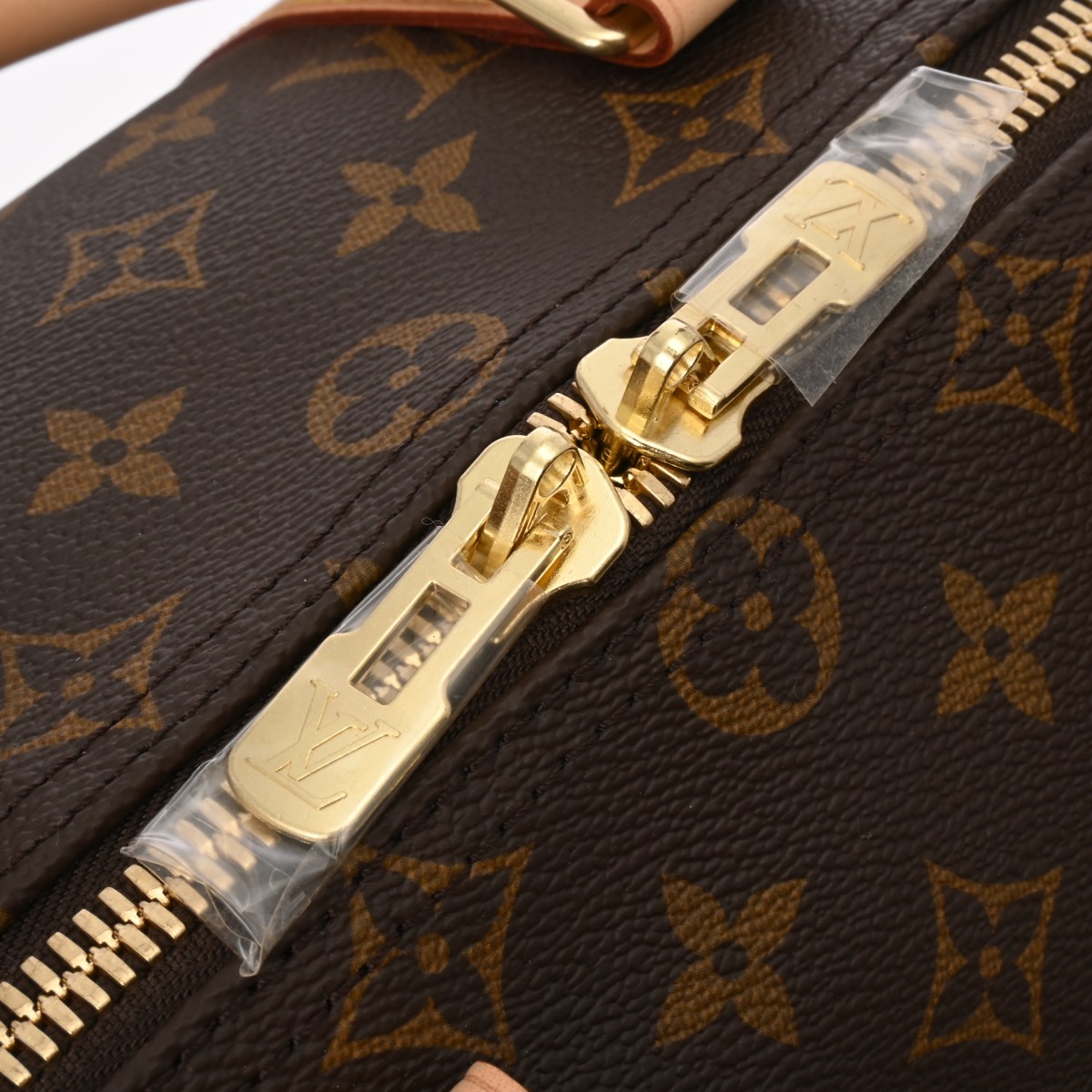 ルイ ヴィトン モノグラム キーポル バンドリエール 45 新型 ブラウン