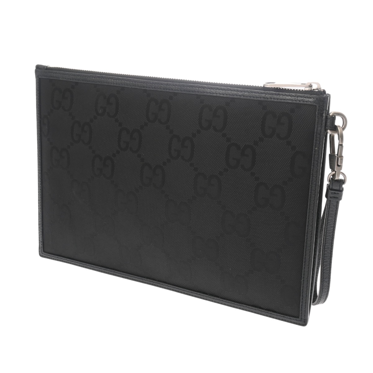 グッチ クラッチバッグ グッチオブザグリッド ブラック 625598 レザー