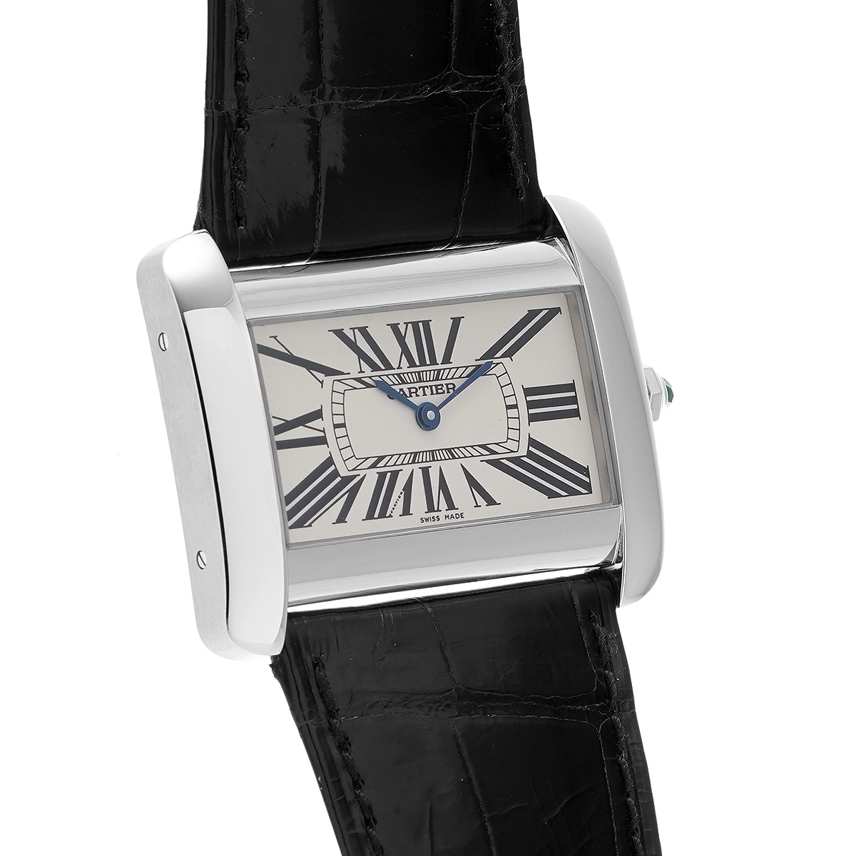 タンク ディヴァン LM W6300655 シルバー カルティエ CARTIER メンズ