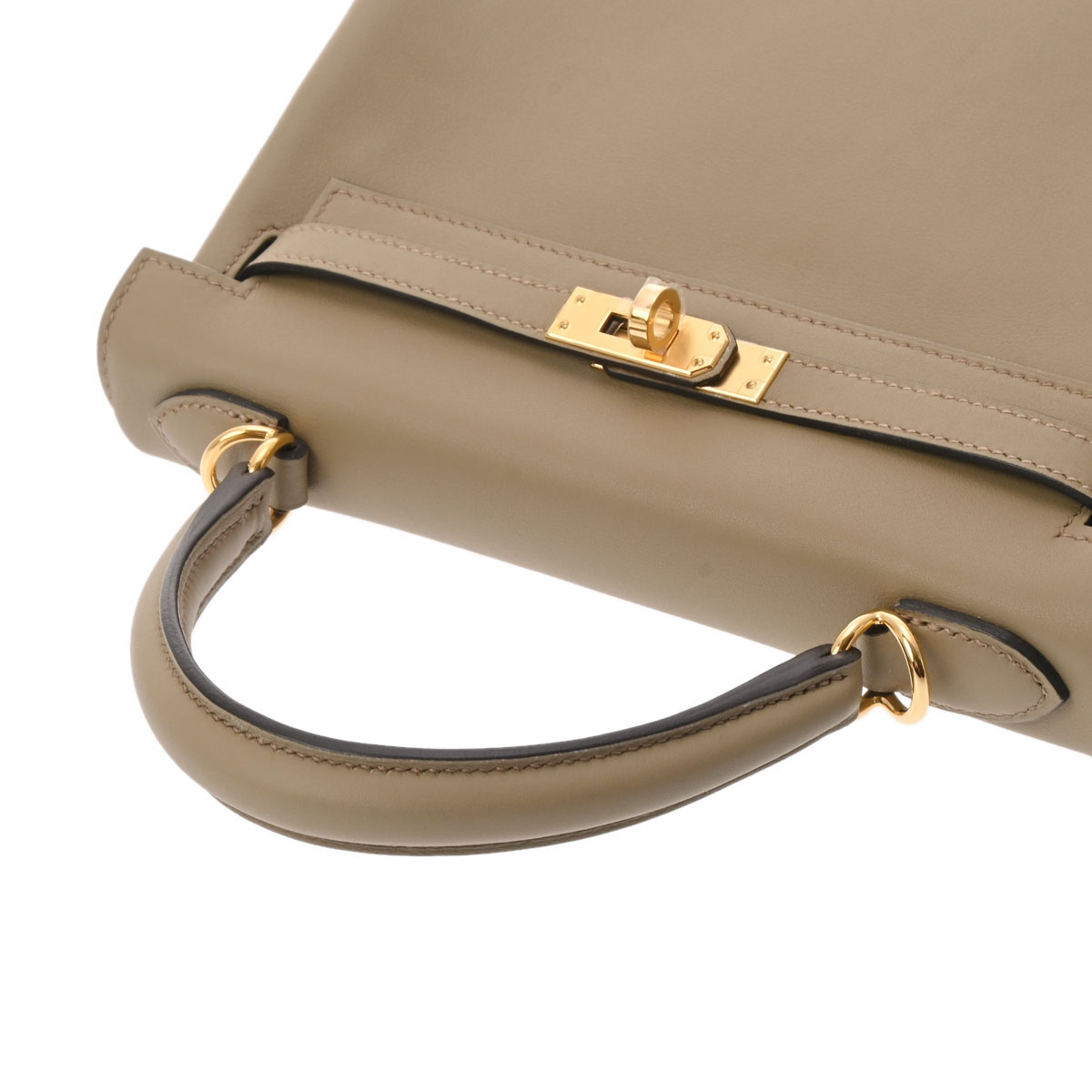 エルメス ケリー 25 内縫い 2WAY ベージュマルファ ヴォースイフト