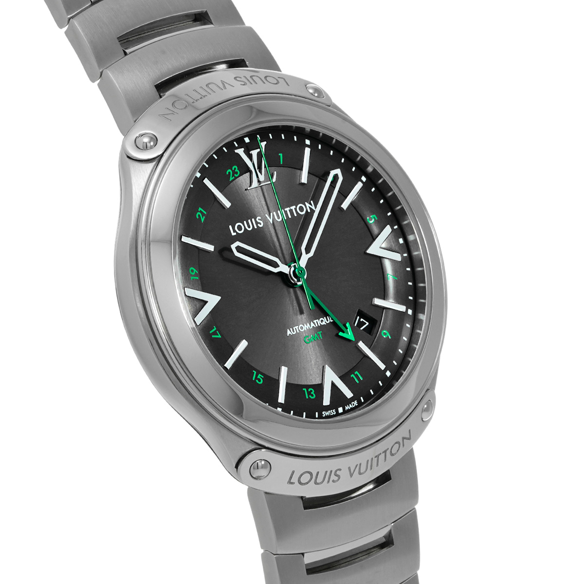 ルイ ヴィトン フィフティーファイブ GMT アントラシット Q6D300