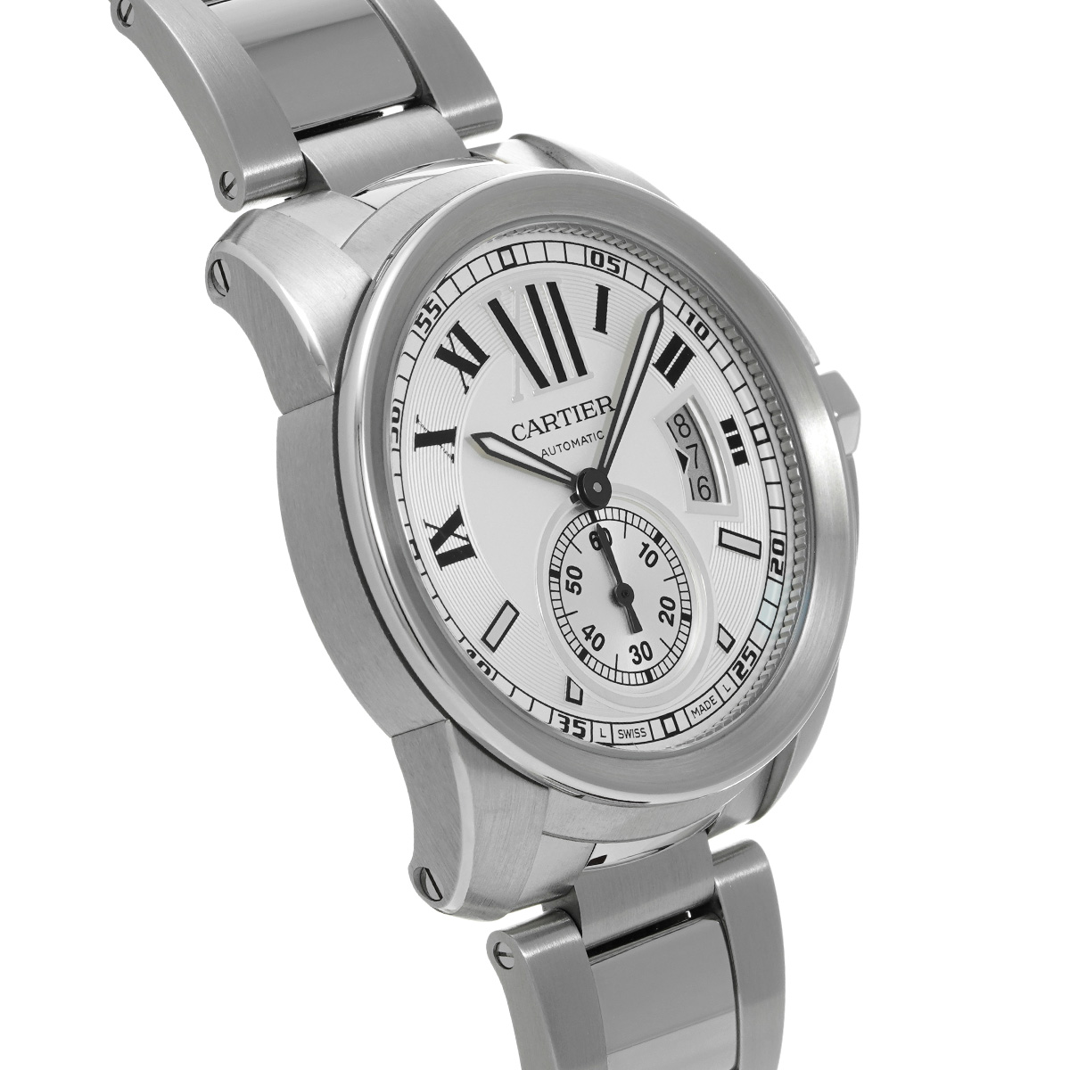 カルティエ カリブル ドゥ カルティエ W7100015 シルバー メンズ 時計