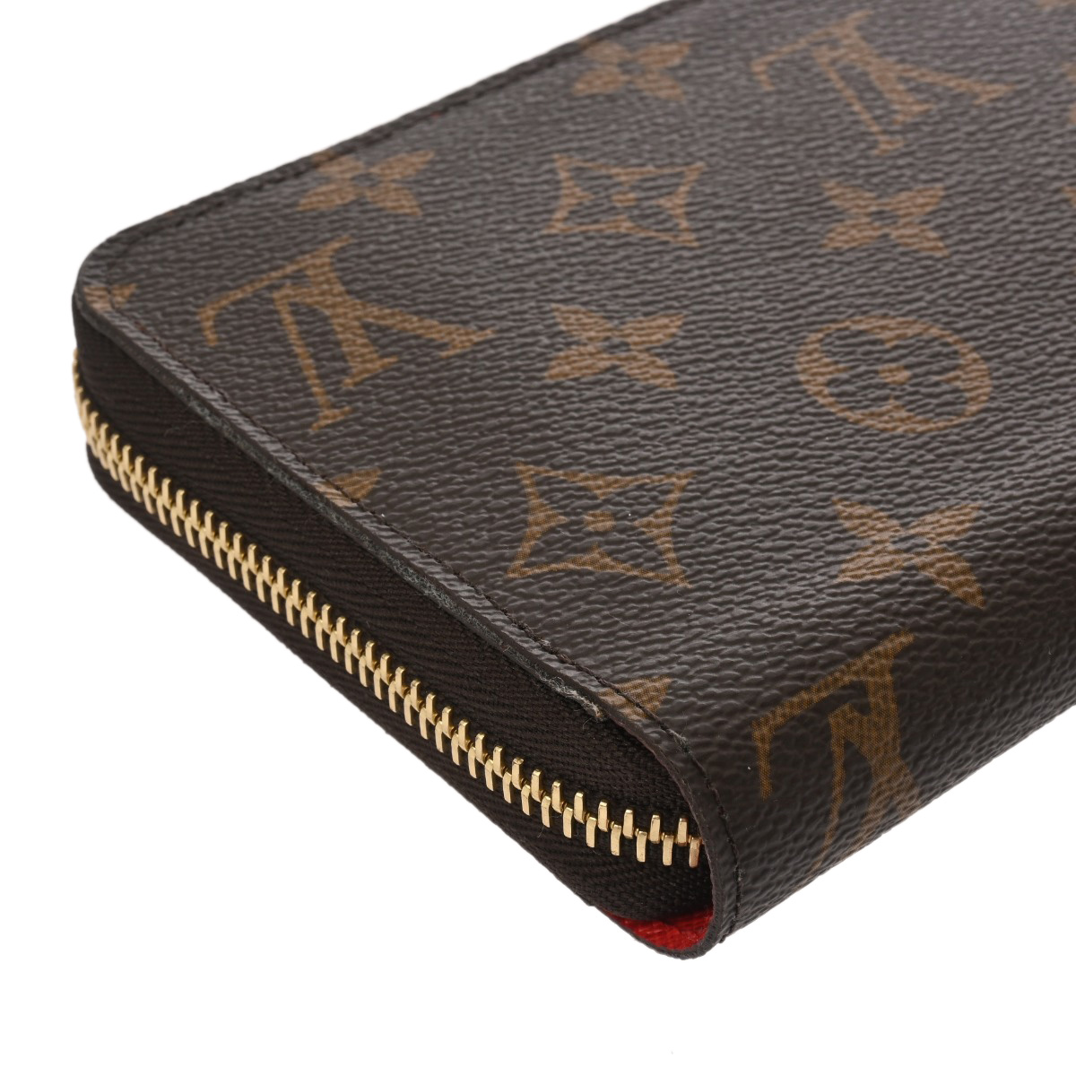 ルイヴィトン モノグラム ジッピーウォレット コクリコ M41896