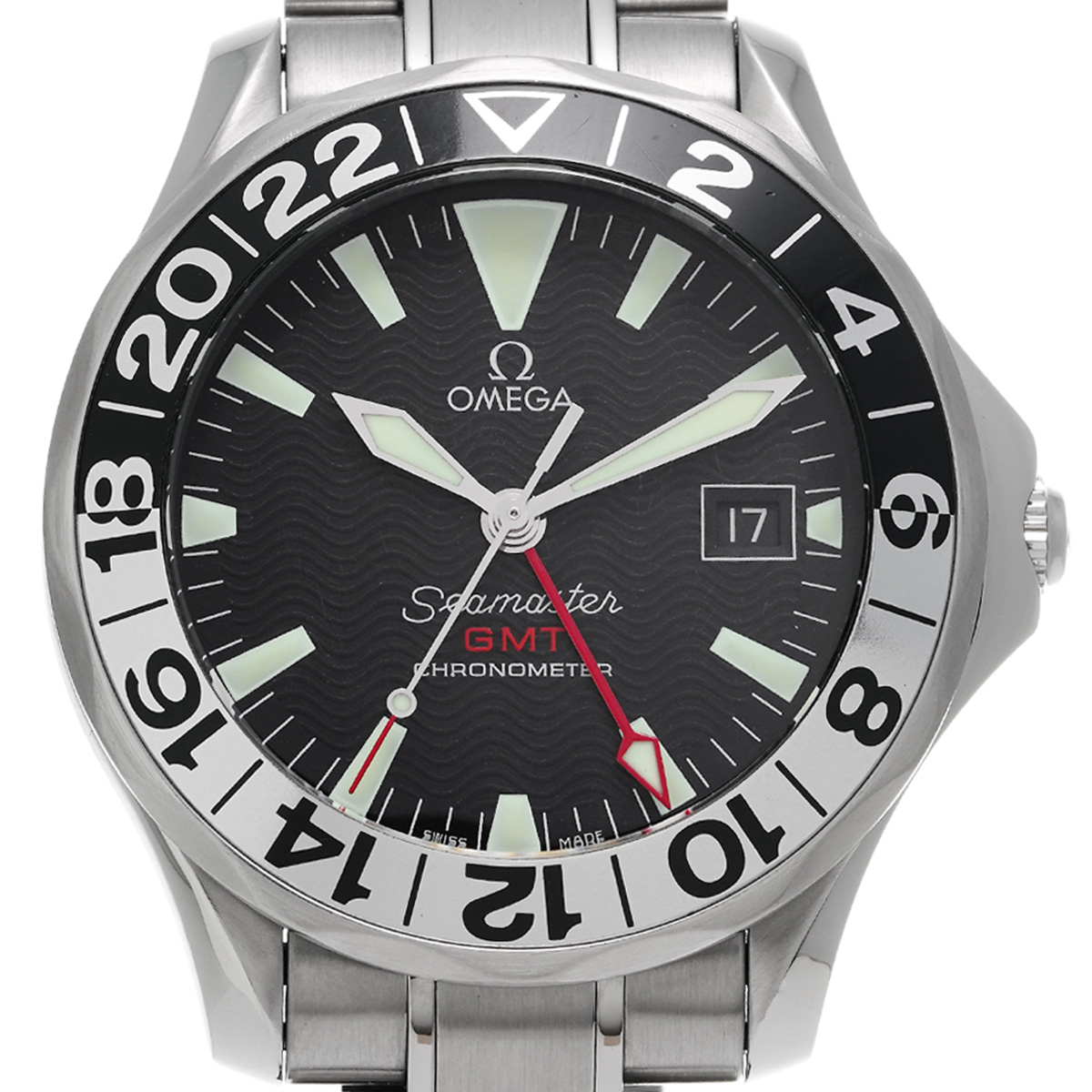 オメガ / OMEGA シーマスター 300 GMT 50th 2234.50 ブラック メンズ