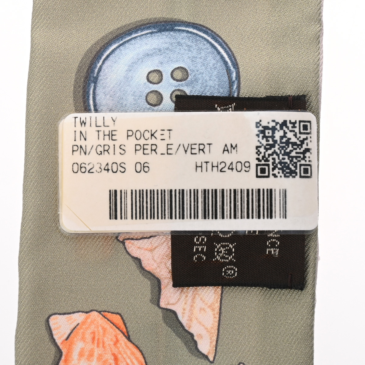 エルメス ツイリー IN THE POCKET マルチカラー 062340S シルク100