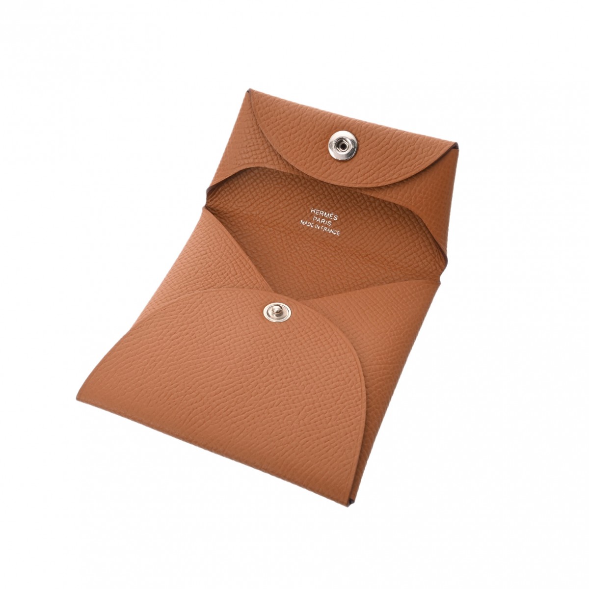 エルメス バスティア ゴールド ヴォーエプソン ユニセックス 財布 【未