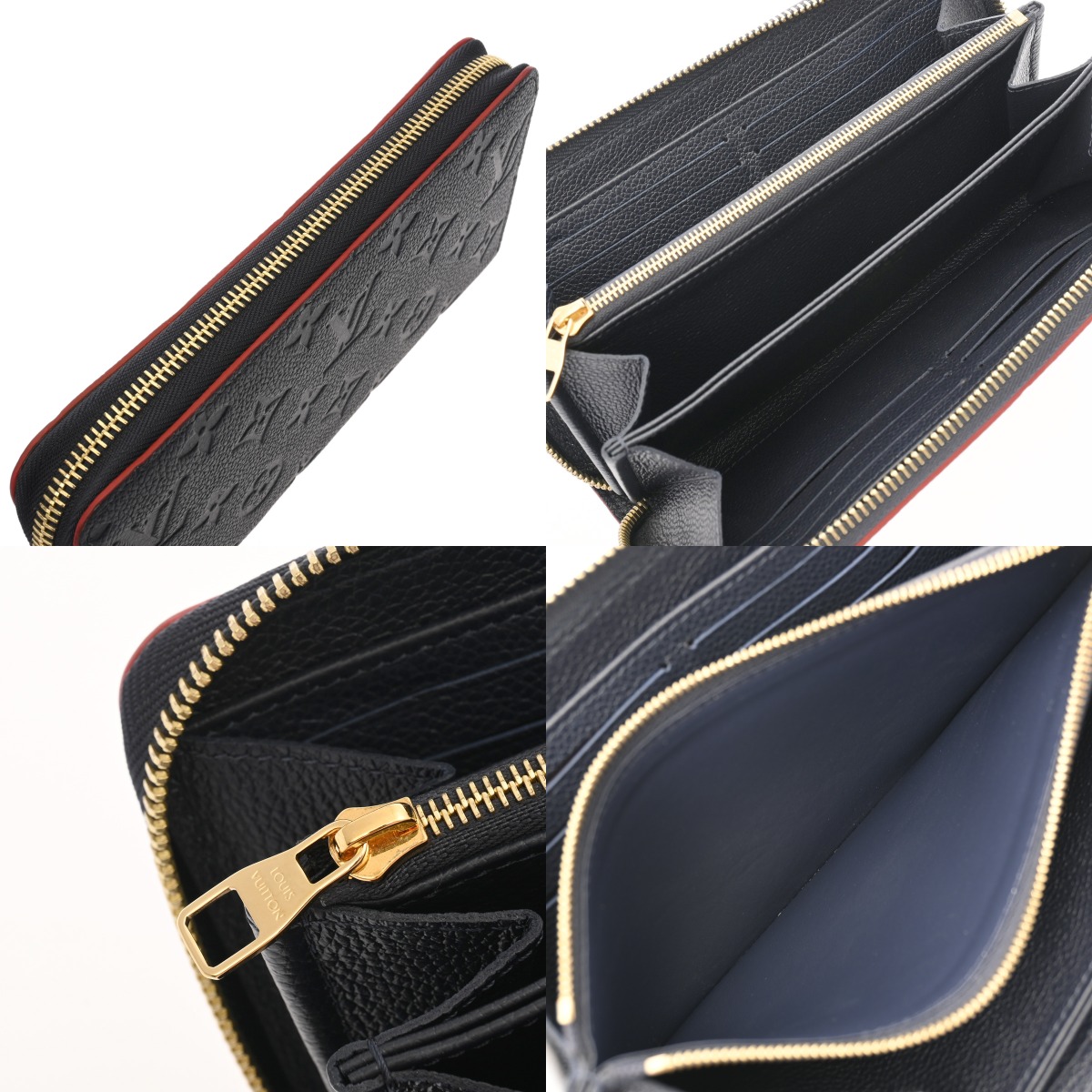 ルイ ヴィトン モノグラムアンプラント ジッピーウォレット マリーヌ