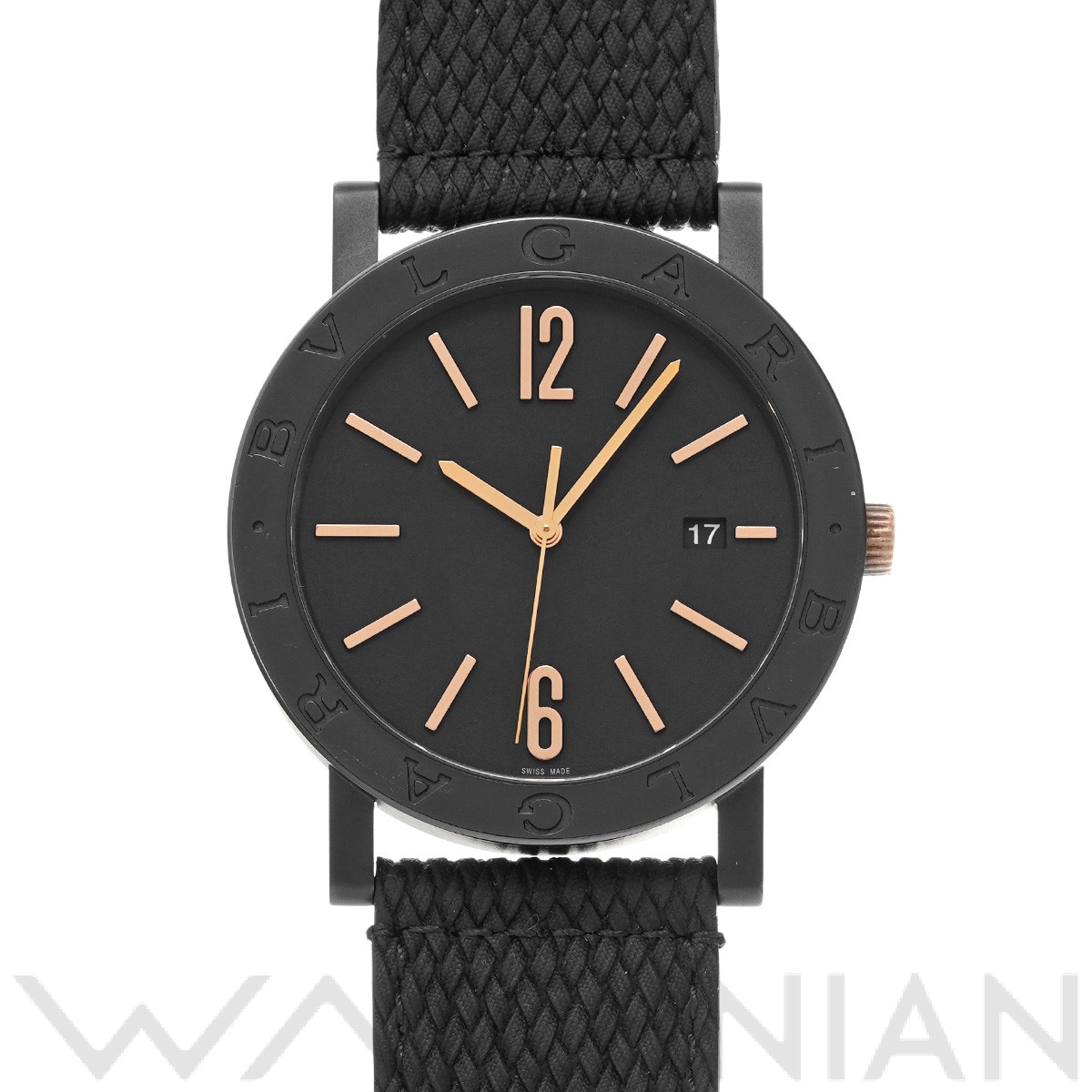 ブルガリ ブルガリブルガリ ソロテンポ BB41S ブラック メンズ 時計