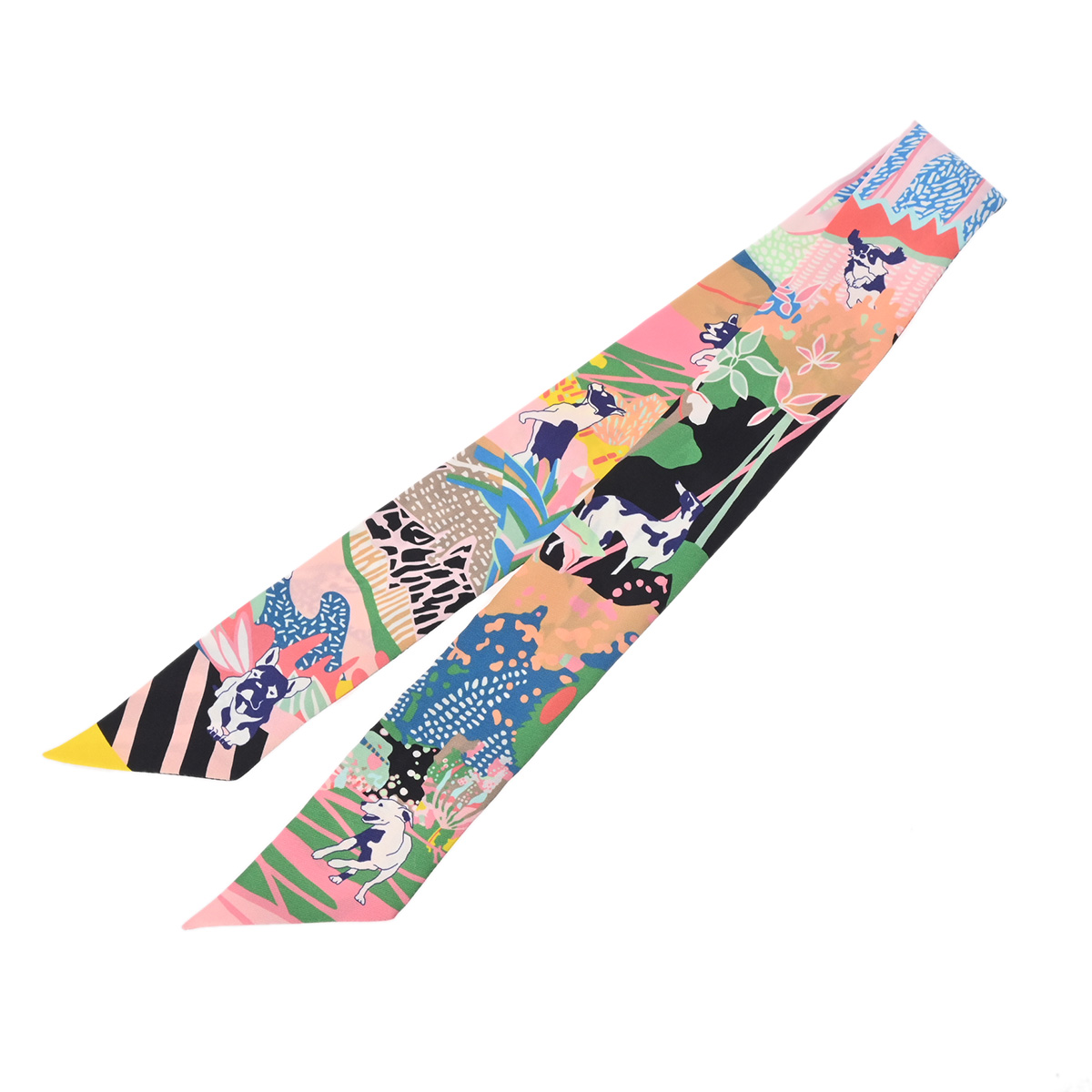 エルメス ツイリー BRIDES DE GALA EN FLEURS マルチカラー シルク100