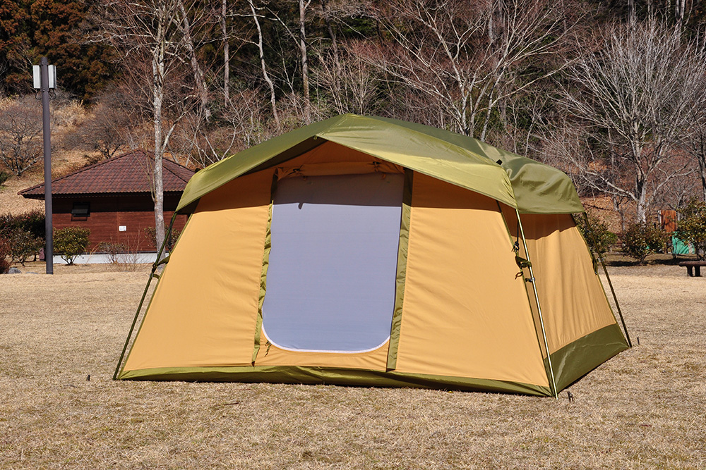 テンマクデザインの人気レトロテントに、ソロサイズの新型が仲間入り