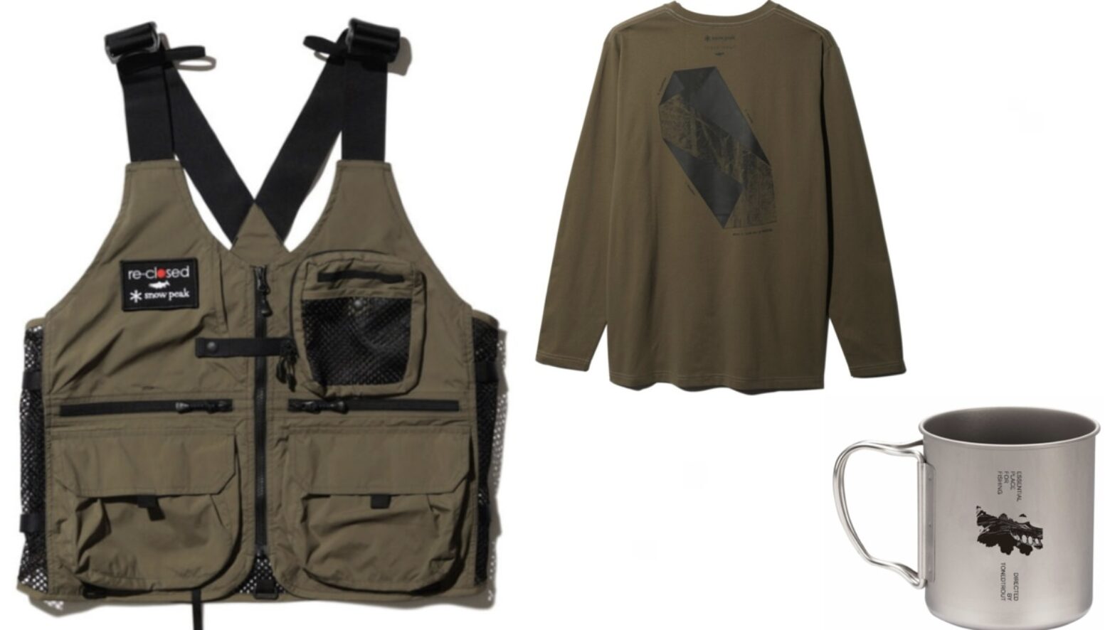 スノーピークとトーンドトラウトがコラボしたフィッシングアイテムが