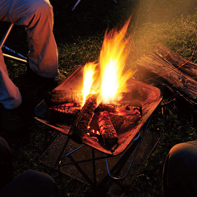 snow peak 焚火台Mスターターセット SET-111: キャンプ トレッキング