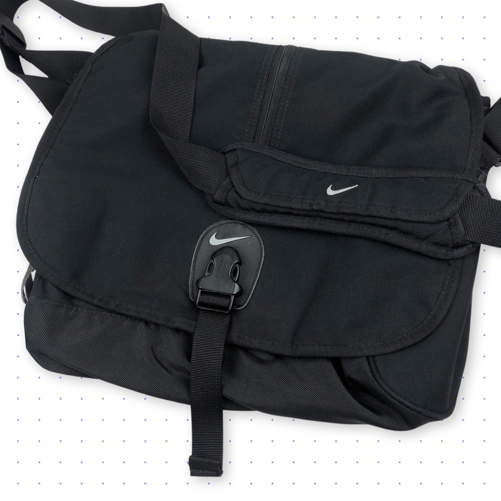 00s Nike Cordura Messenger Bag Black – welltosell