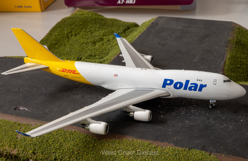 Phoenix Models DHL/Polar Air Cargo Boeing 747-400F N451PA – West
