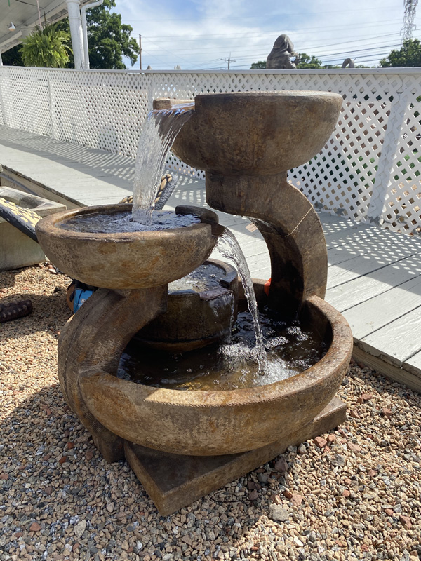 Zen Three-Bowl Fountain | White House Gardens | Denver, NC