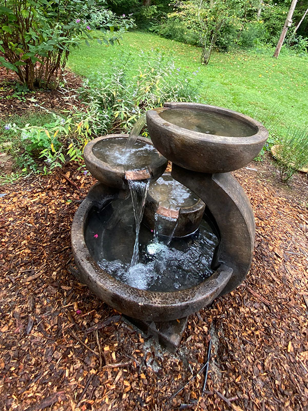 Zen Three-Bowl Fountain | White House Gardens | Denver, NC