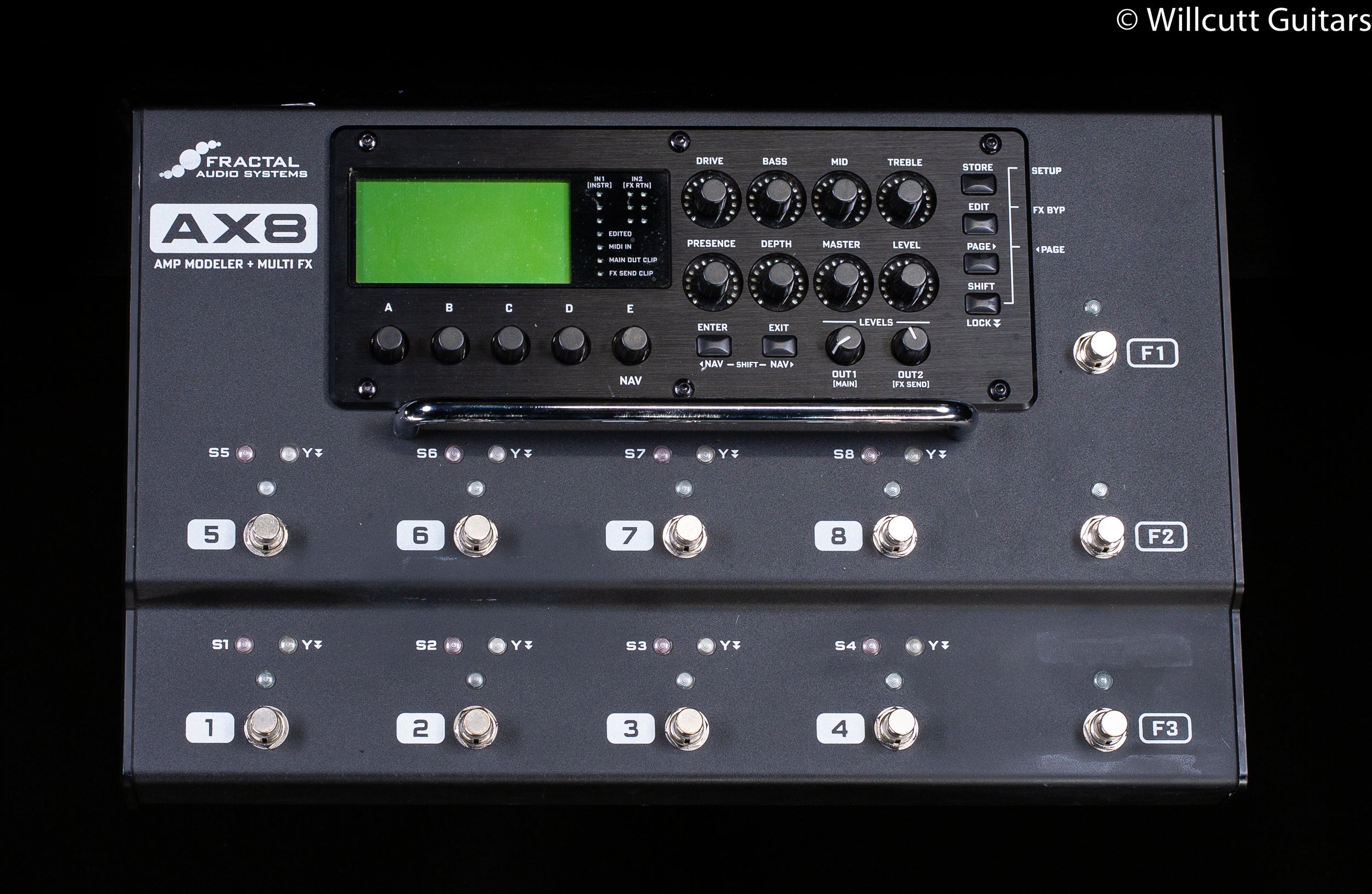 Fractal Audio AX8 Amp Modeler Multi FX Processor - Willcutt Guitars