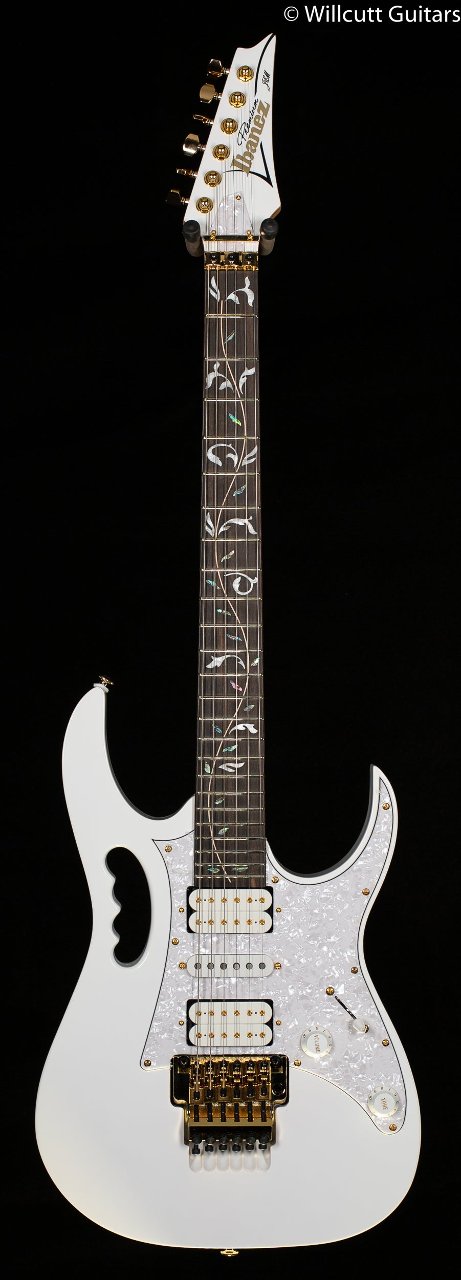 Ibanez JEM7V Steve Vai Signature Premium White (386) - Willcutt