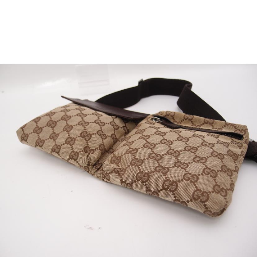 GUCCI グッチ ウエストポーチ 茶 メンズ レディース/ブランド