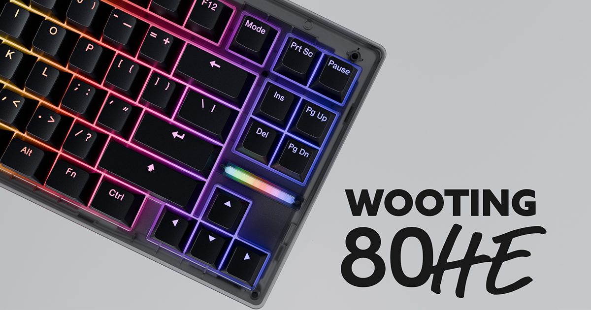 Wooting 80HE - Our most competitive keyboard yet | Wooting