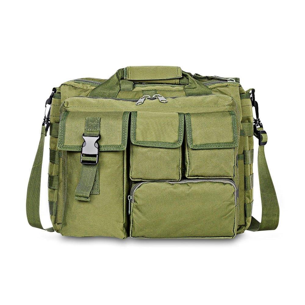 Multifunction Mens Outdoor Molle Nylon Messenger Bag - Woosir