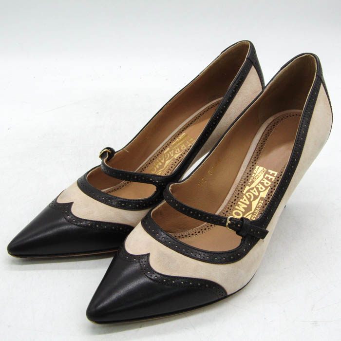 フェラガモ パンプス ハイヒール ブランド シューズ 靴 イタリア製