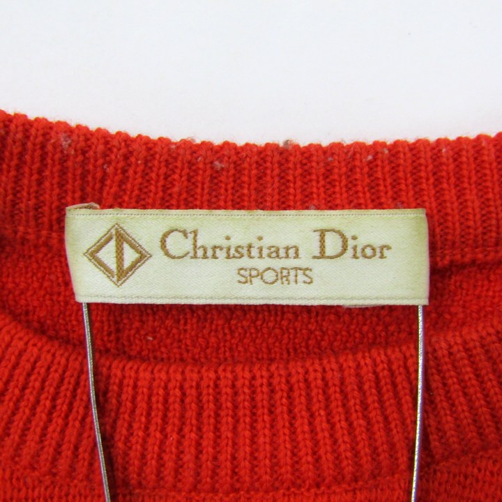 クリスチャンディオール スポーツ ニット 長袖 ウール レディース