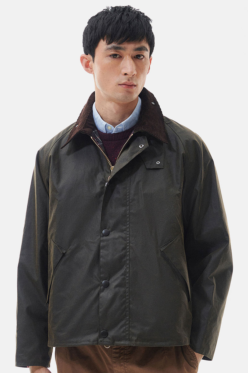 Barbour Giacca cerata OS Transport Olive | Uomo | WP Store