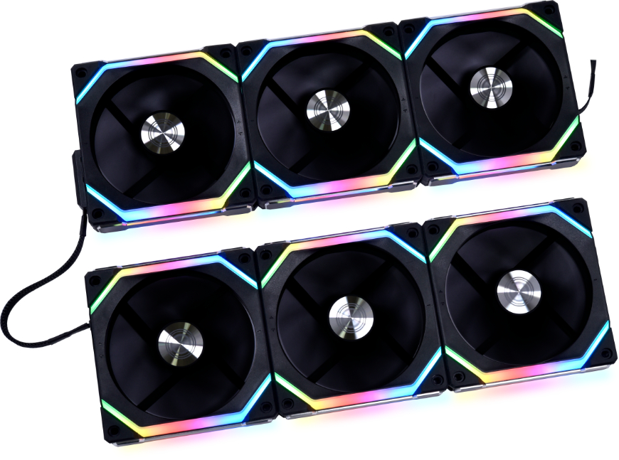 LIAN LI UNI FAN SL120 V2 BK 3 Pack｜WEST