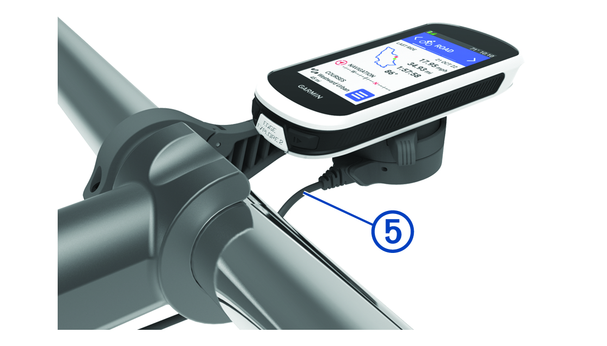 Edge Explore 2 Owner's Manual - Installing the Edge Power Mount