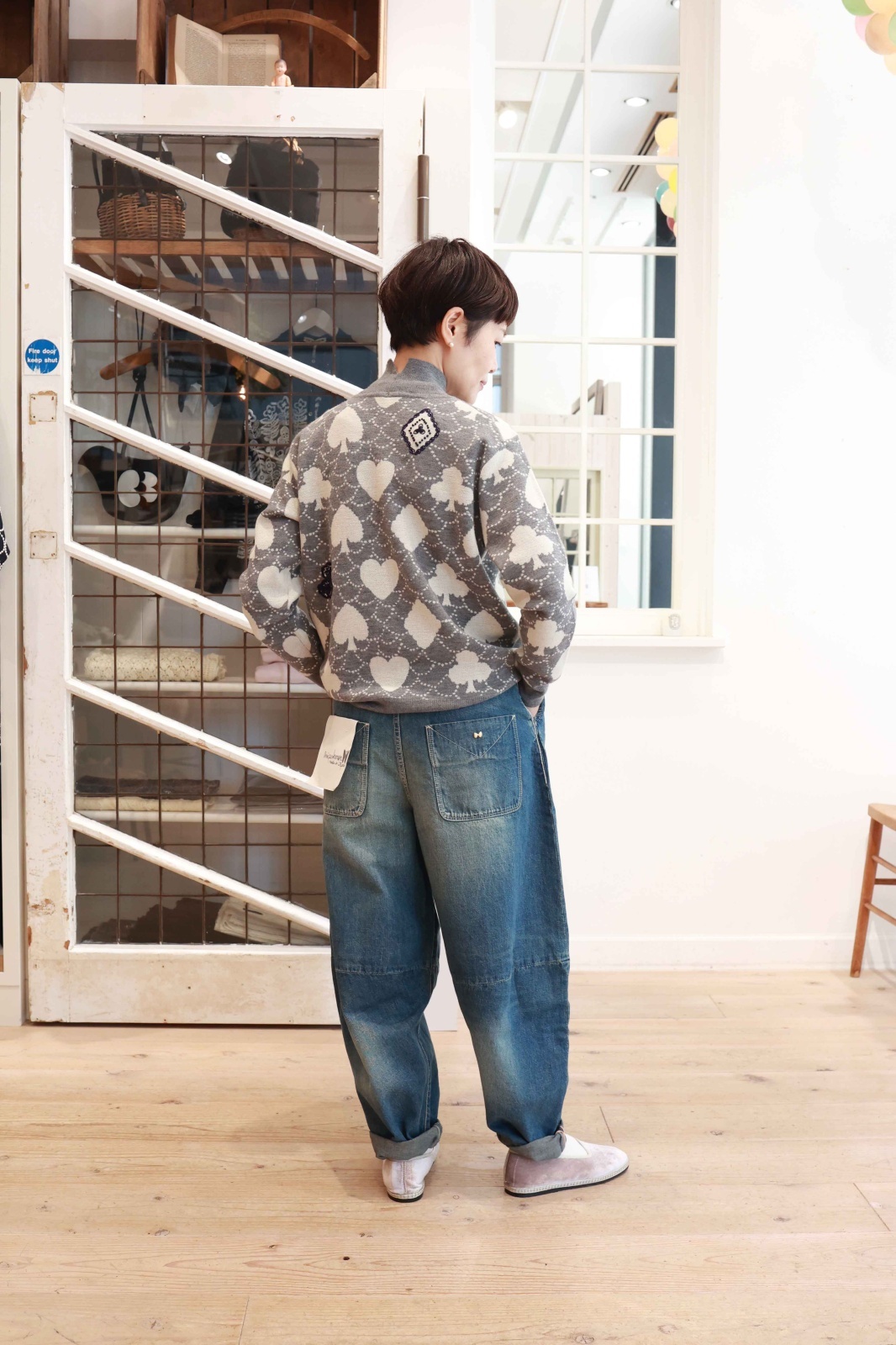 mina perhonen ミナぺルホネン forest card ニットプルオーバー