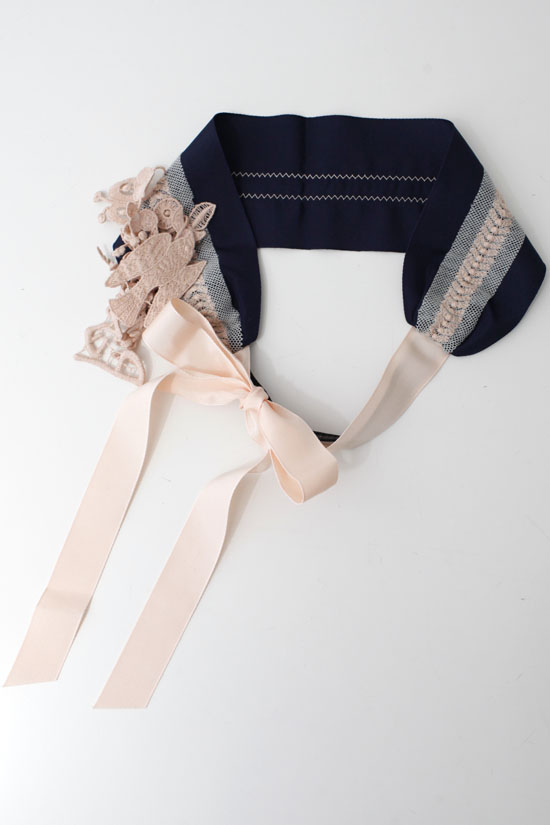 mina perhonen ミナペルホネン ×hitomi shinoyama design 後ろリボン