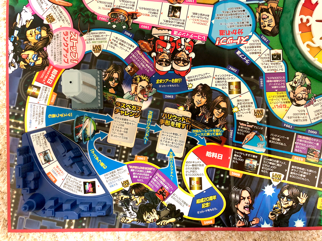 B'z人生ゲーム コラボグッズ商品レビュー・感想 B'z宇宙デビュー