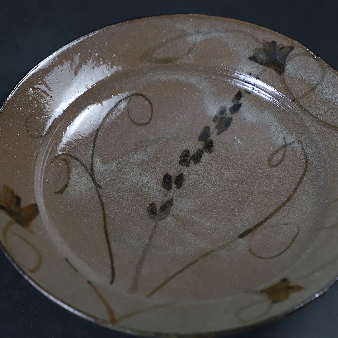 竹花正弘 作 絵唐津五寸皿 – ギャラリー一番館オンラインショップ